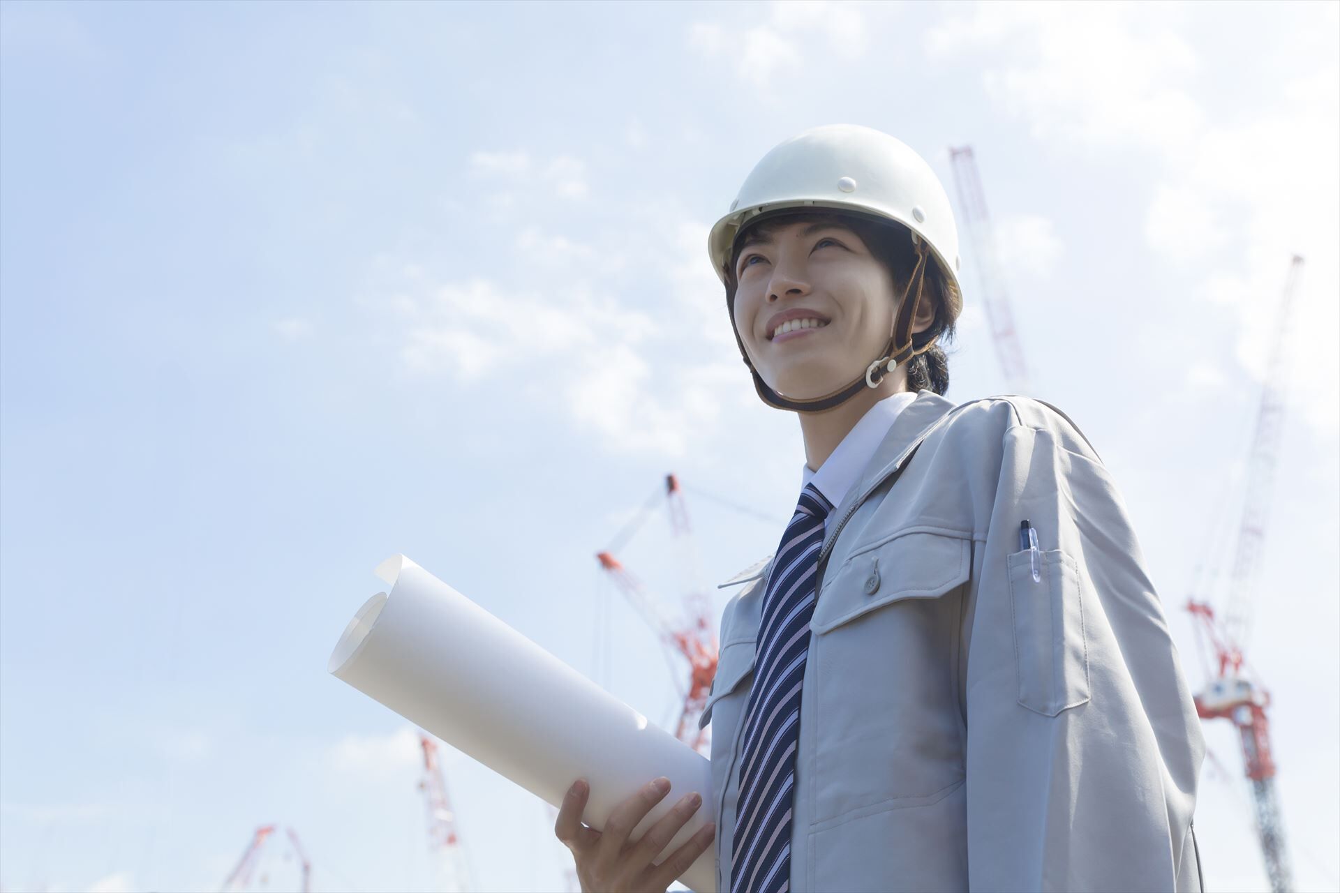 建築業界で働くスタッフ